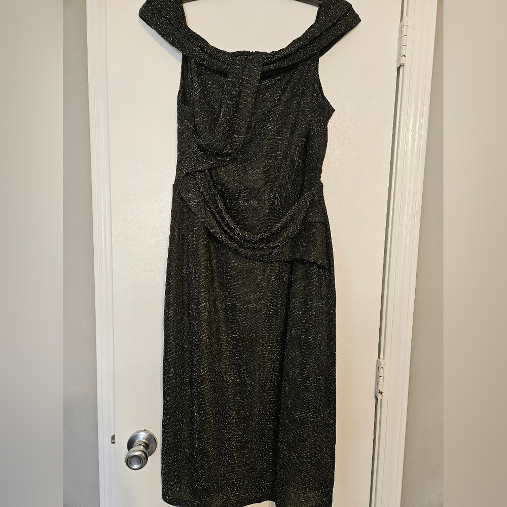 Elegant Black Off-Shoulder Dress